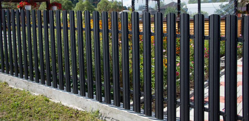 service aluminum fence installation work